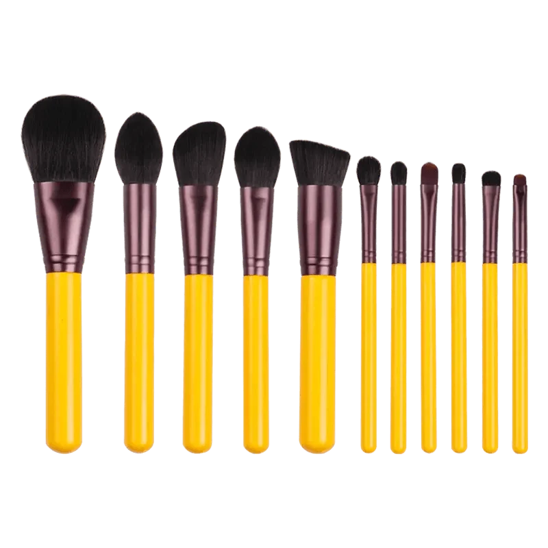 11-Piece Makeup Brush Set – Beginner Full Set
