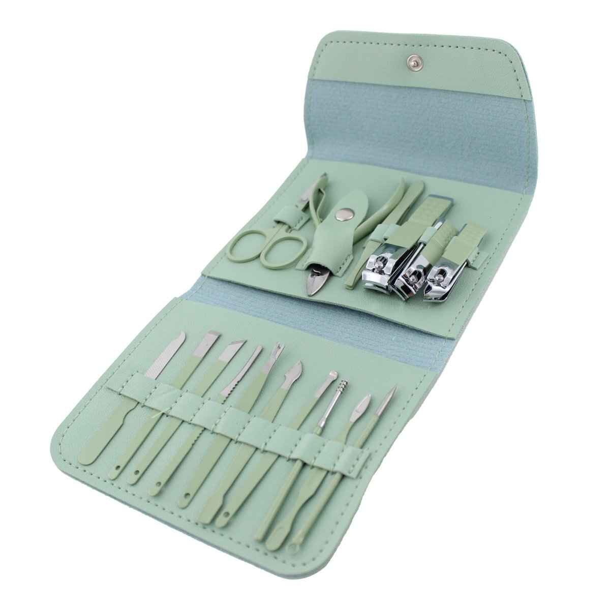 16-Piece Manicure & Pedicure Set – Travel Grooming Kit