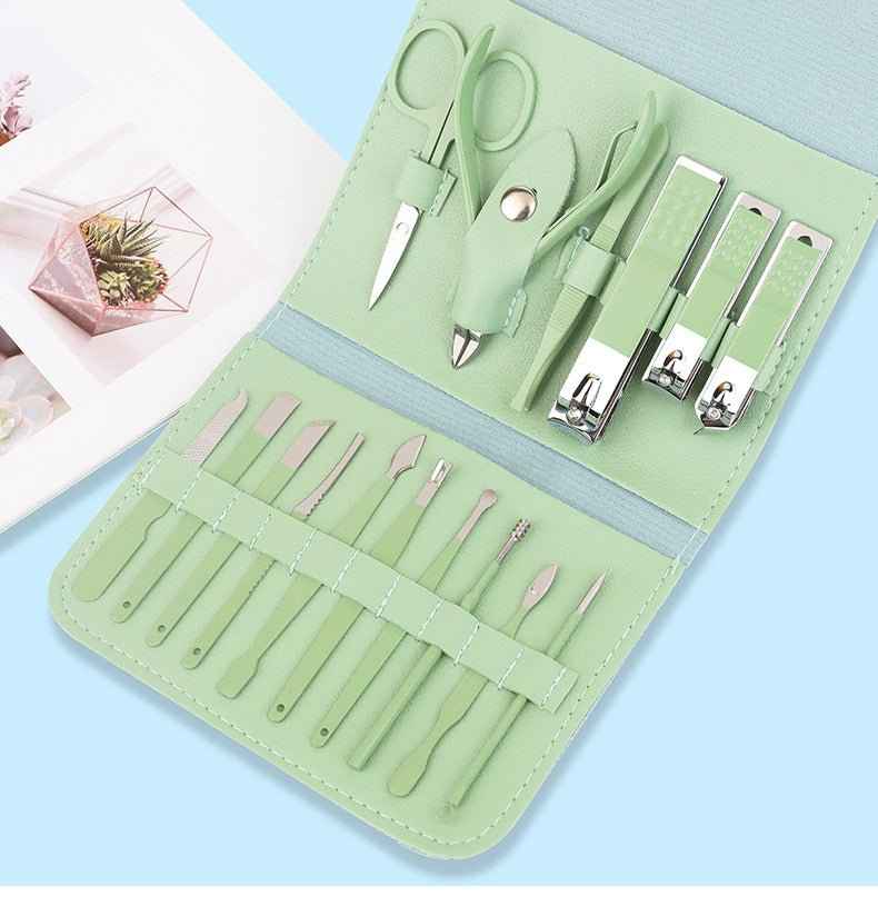 16-Piece Manicure & Pedicure Set – Travel Grooming Kit
