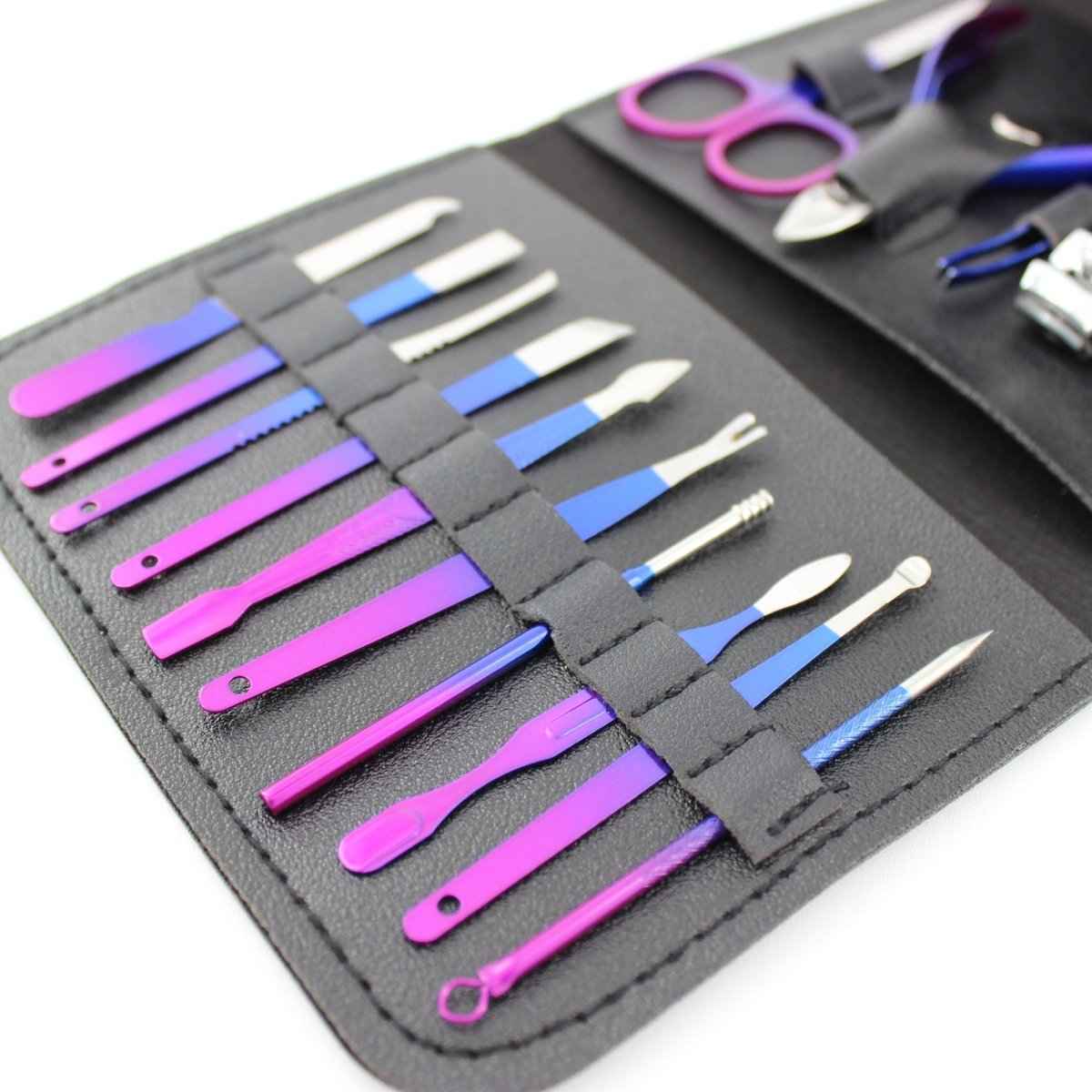 16-Piece Manicure & Pedicure Set – Travel Grooming Kit