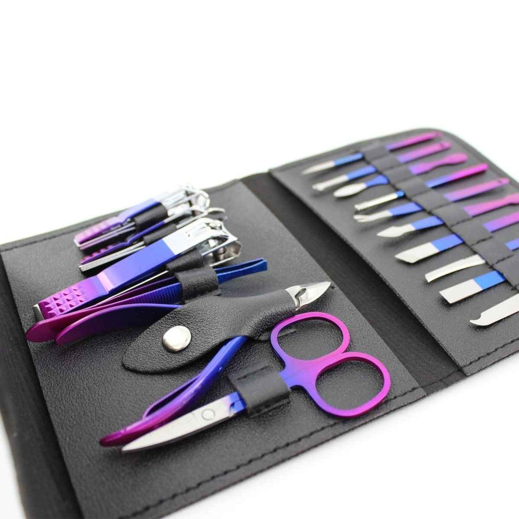 16-Piece Manicure & Pedicure Set – Travel Grooming Kit