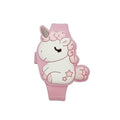 Unicorn LED Kids Watch – 3D Flip-Top, Silicone Band