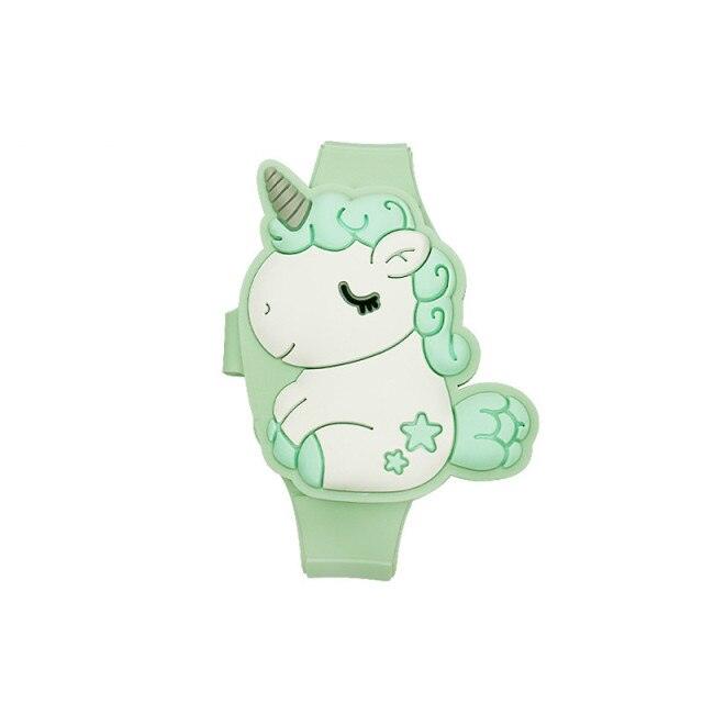 Unicorn LED Kids Watch – 3D Flip-Top, Silicone Band