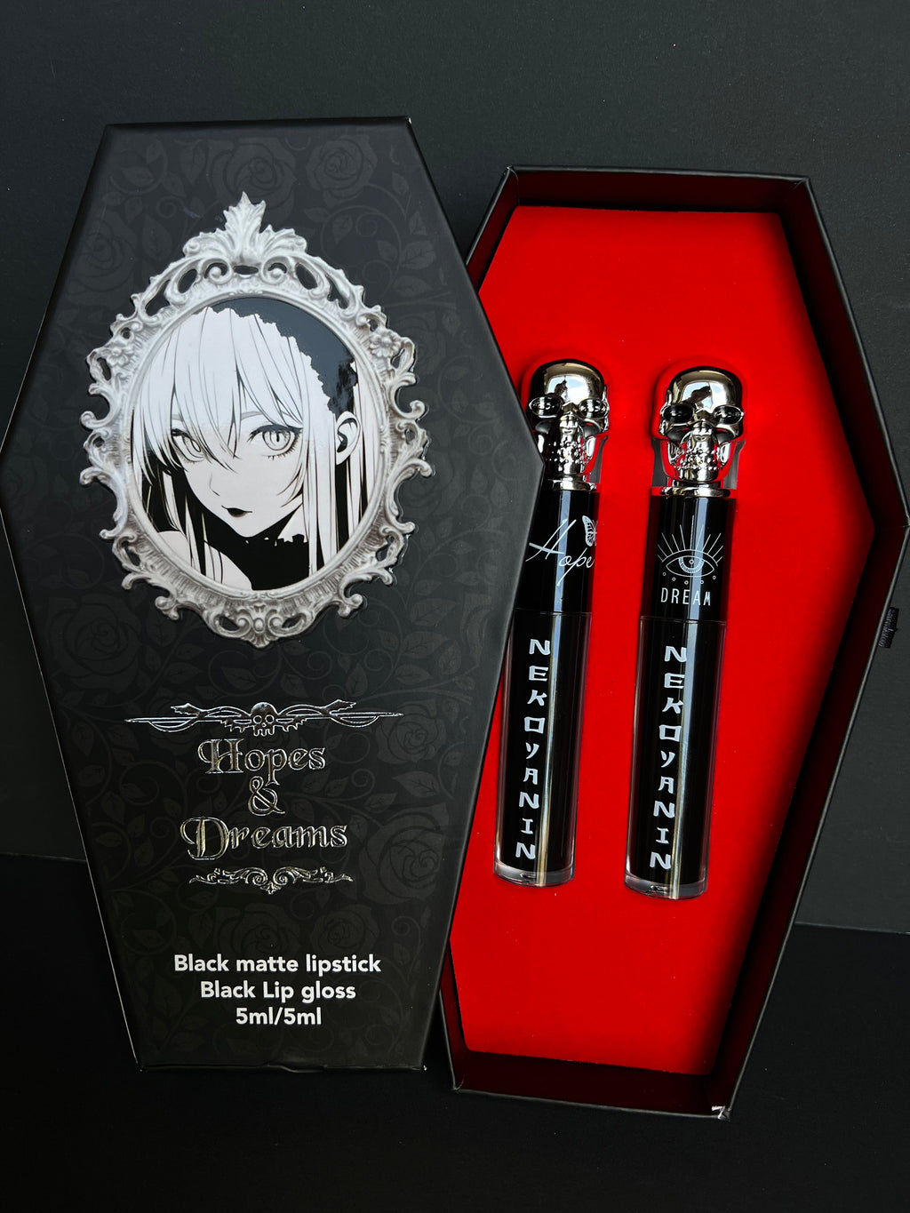 Hopes & Dreams Black Liquid Lipstick & Lip Gloss Duo