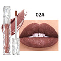 QIBEST Diamond Shimmer Lip Gloss – Waterproof, Long-Lasting
