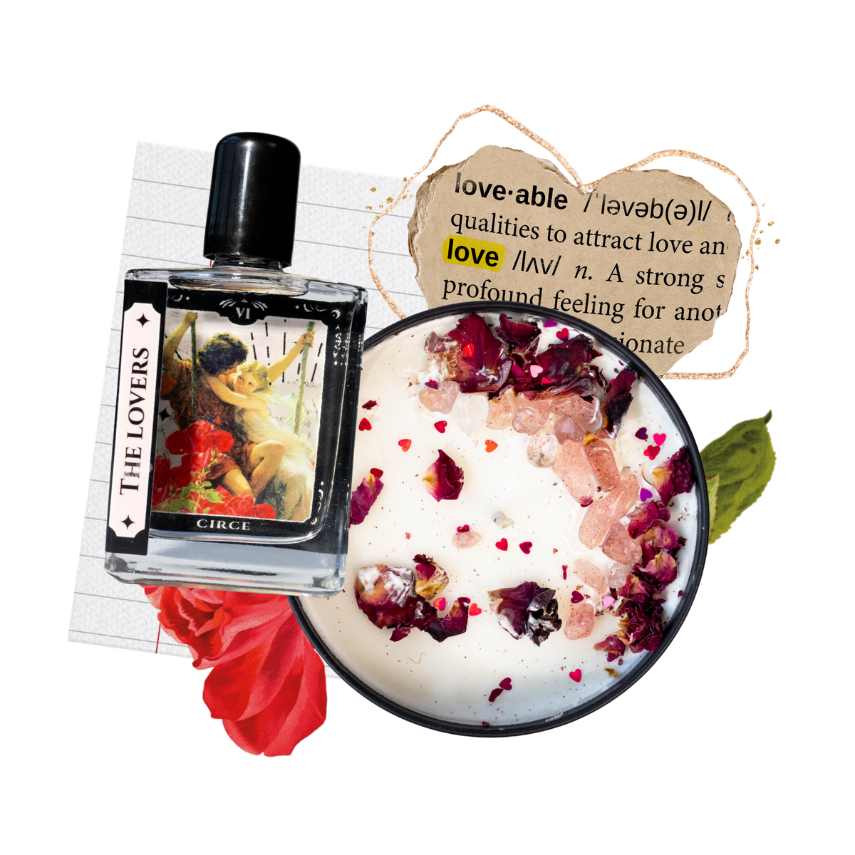 The Lovers Tarot Perfume Oil Roller – Wood, Freesia & Red Plum