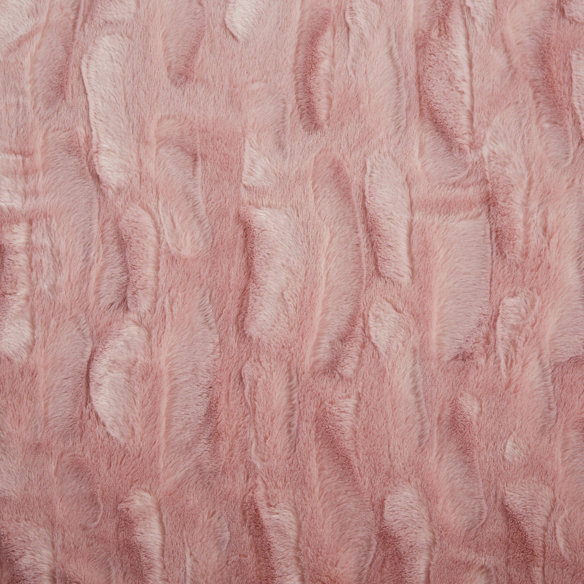 Faux Fur Throw Blanket – Dusty Rose Pink