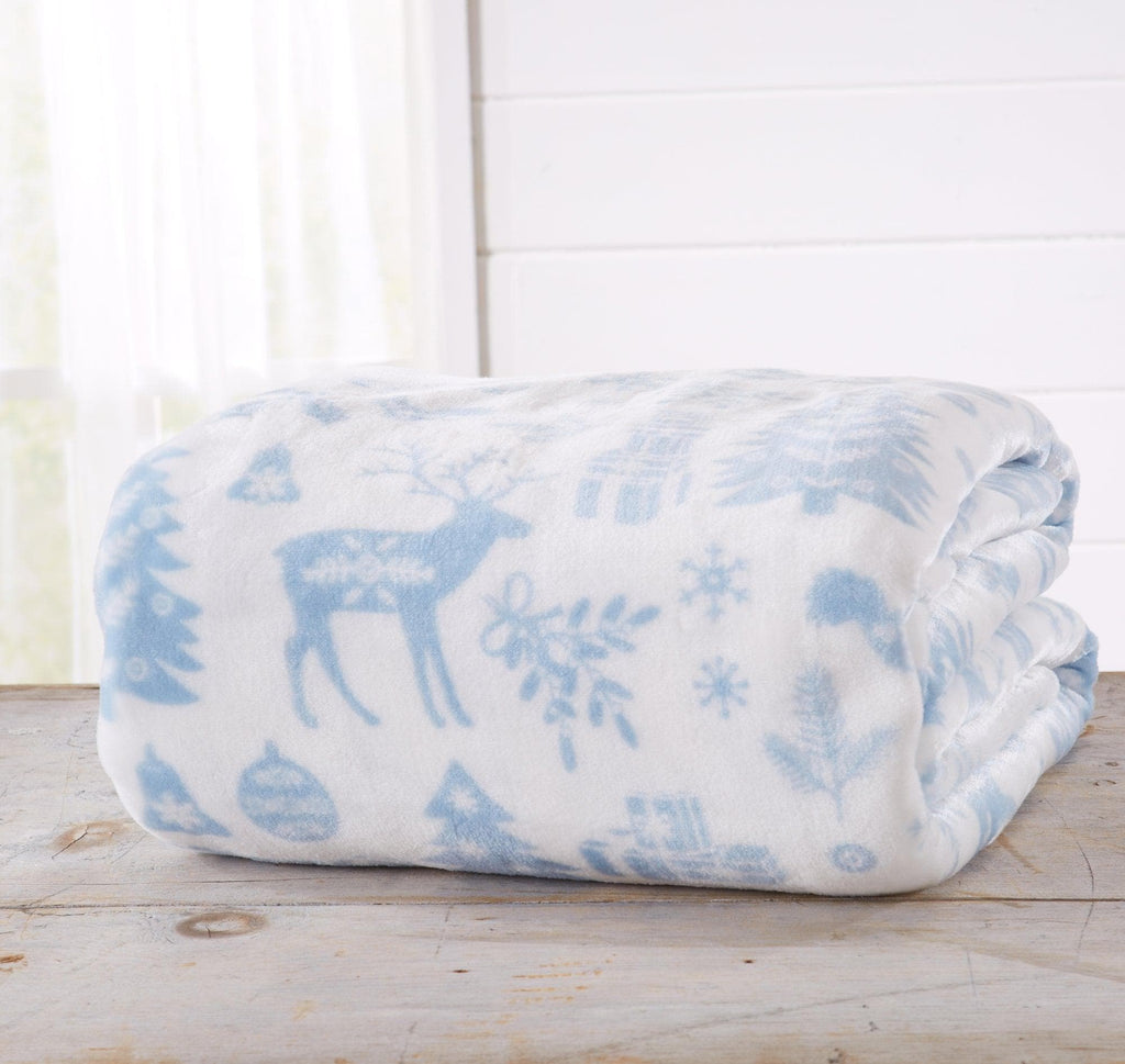 Velvet Throw Blanket – Pearl Collection