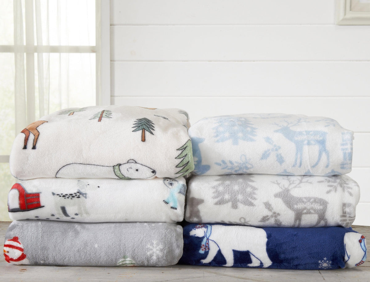 Velvet Throw Blanket – Pearl Collection