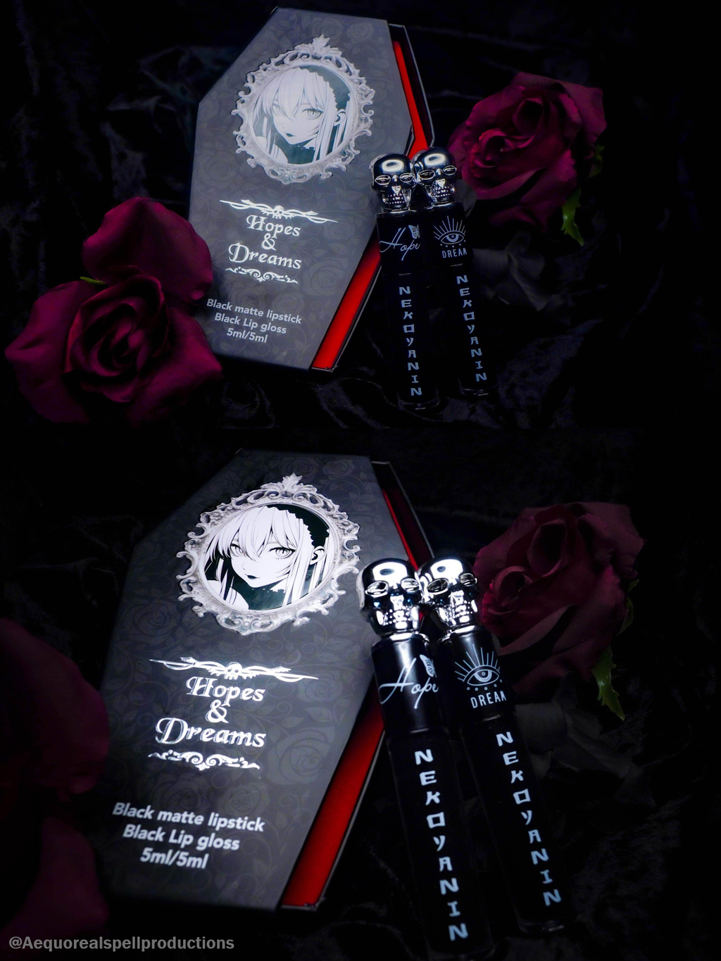 Hopes & Dreams Black Liquid Lipstick & Lip Gloss Duo