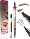 Eyebrow Pen - Eyebrow Pencil,2-In-1 Eyeliner Dual-Ended Brush-Tip Microblading 4