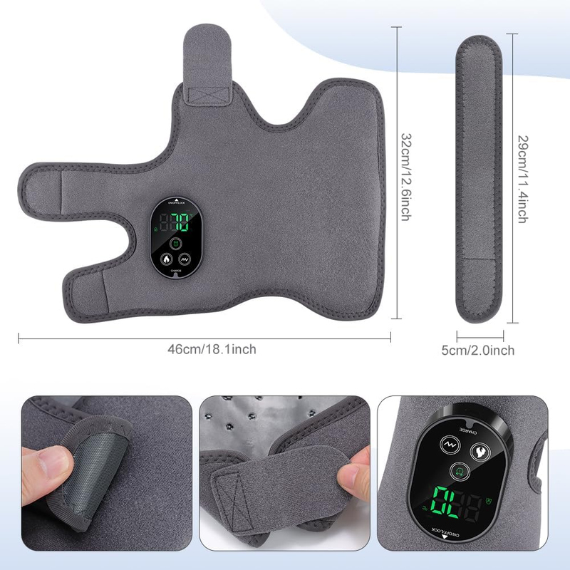 Cordless Heated Ankle & Foot Massager – 2-Pack