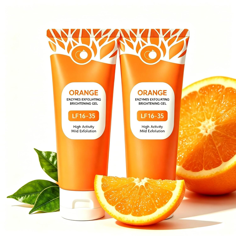 Orange Enzyme Peeling Gel – Peel Away Dead Skin for Instantly Smooth Face & Body