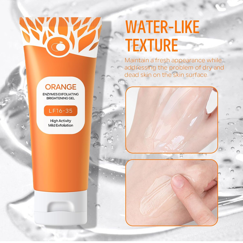 Orange Enzyme Peeling Gel – Peel Away Dead Skin for Instantly Smooth Face & Body