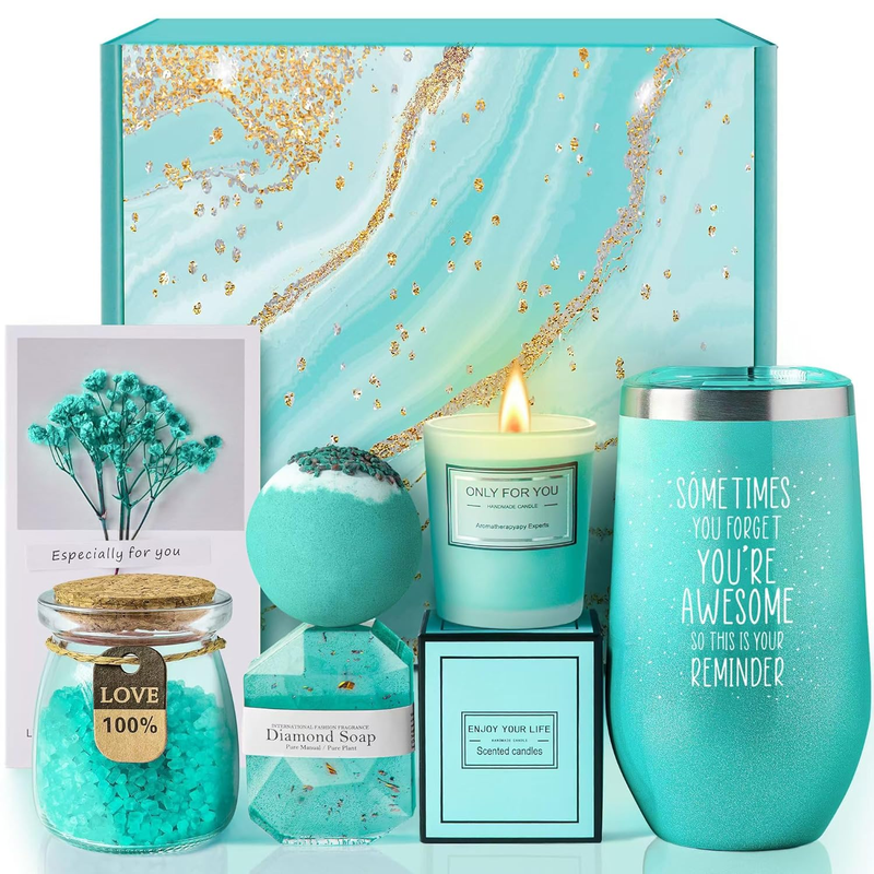 LE CADEAU "You're Awesome" Gift Box for Women – Tumbler & Gardenia Candle