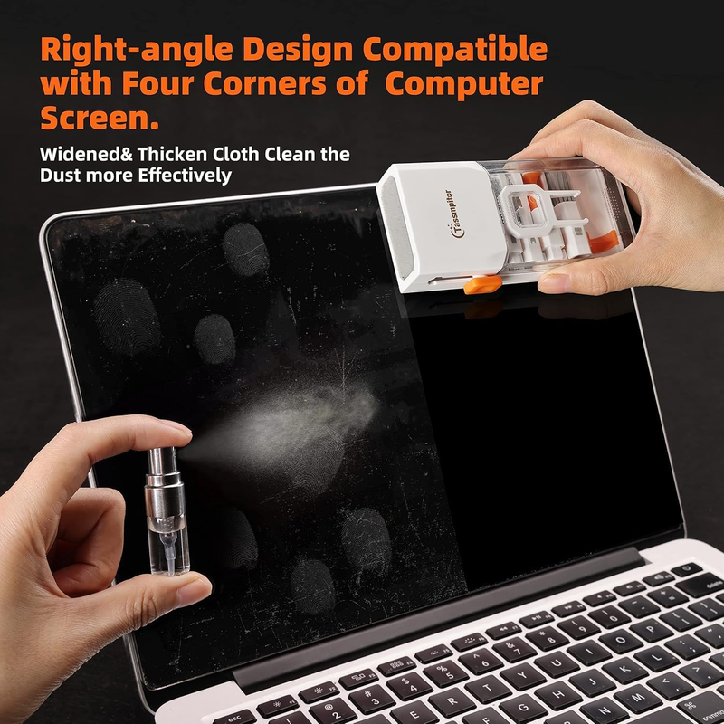 10-in-1 Keyboard & Screen Cleaning Kit for Laptops, Phones & Earbuds
