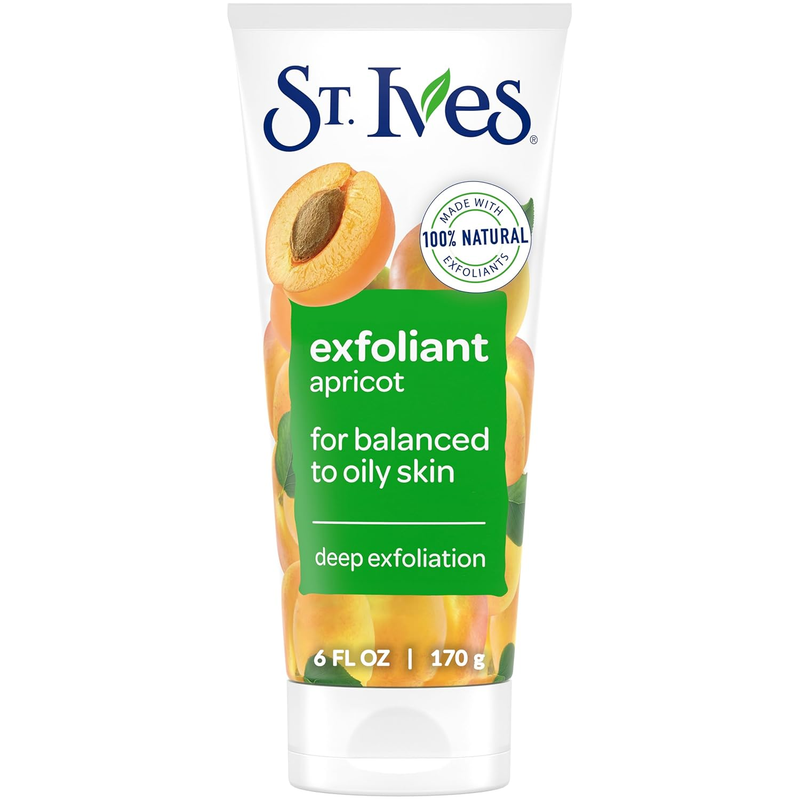 Fresh Skin Apricot Face Scrub, Deep Exfoliator Skin Care for Clean, Glowing Skin
