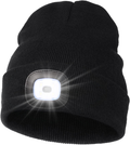 LED Light-Up Beanie – USB Rechargeable, Hands-Free Winter Hat