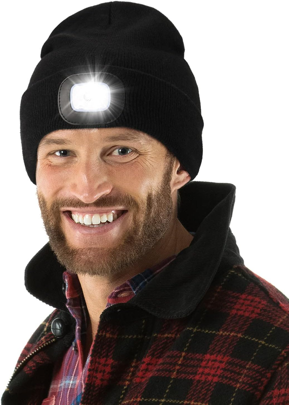LED Light-Up Beanie – USB Rechargeable, Hands-Free Winter Hat