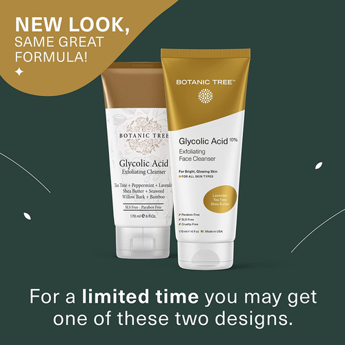 10% Glycolic Acid Face Wash & Scrub – AHA Cleanser